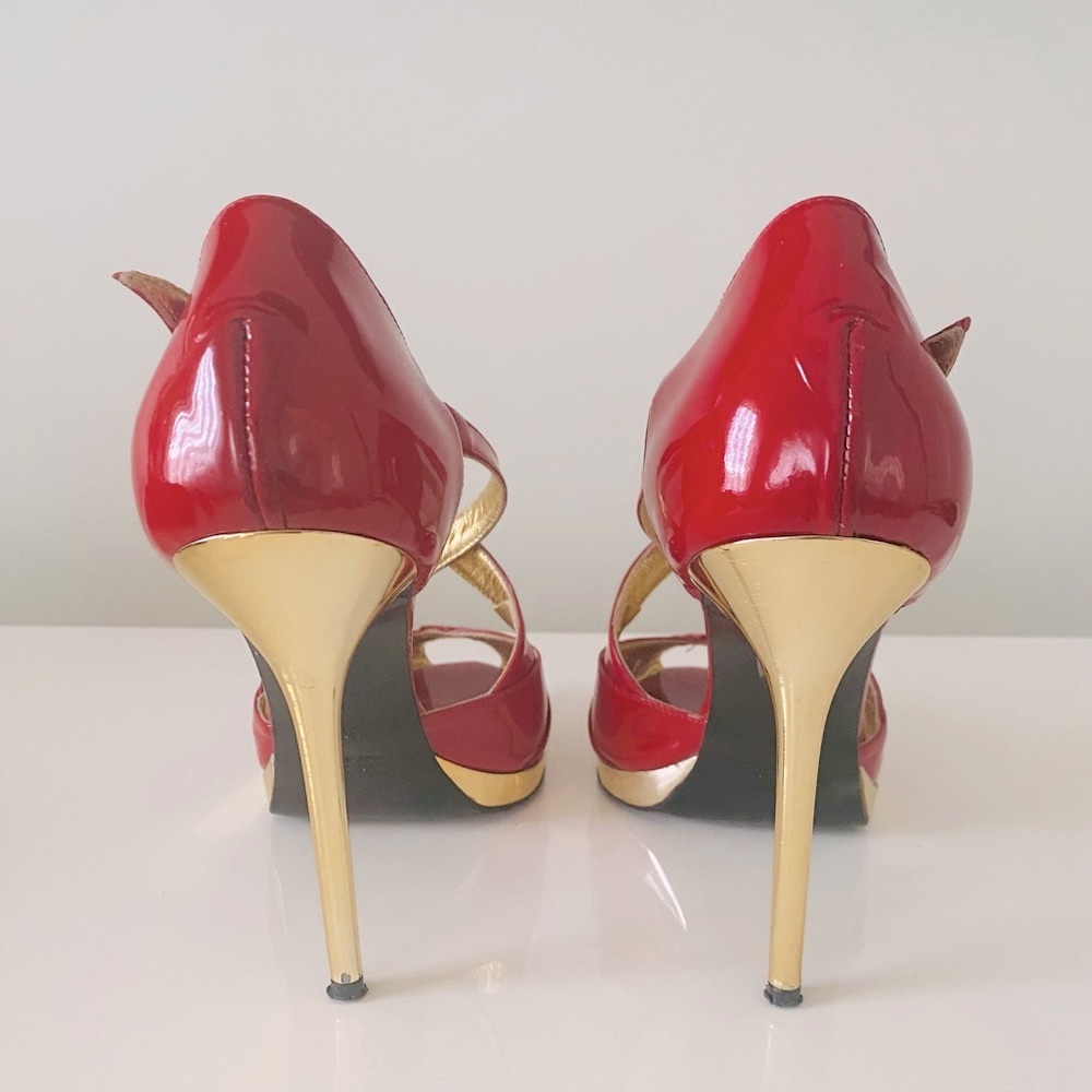 Purchased from Dolce Firma Italian leather stilettos - Picture 3 of 9